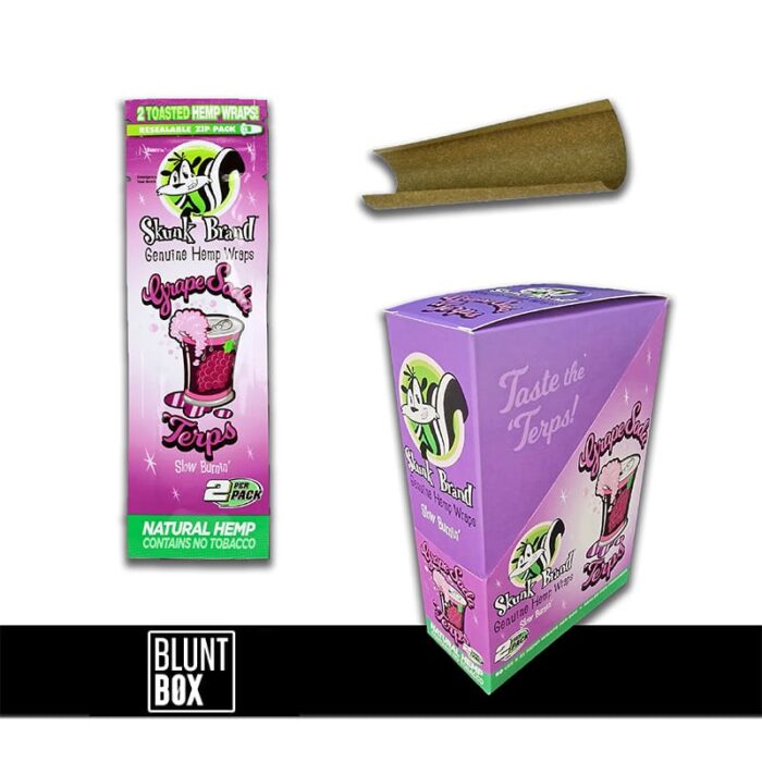 skunk hemp wraps grape soda